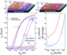 Graphical abstract: Subthreshold swing improvement in MoS2 transistors by the negative-capacitance effect in a ferroelectric Al-doped-HfO2/HfO2 gate dielectric stack