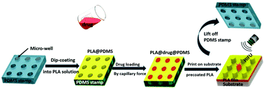 Graphical abstract: Polylactic acid nano- and microchamber arrays for encapsulation of small hydrophilic molecules featuring drug release via high intensity focused ultrasound