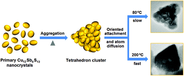 Graphical abstract: Facile solvothermal approach to pristine tetrahedrite nanostructures with unique multiply-voided morphology