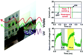 Graphical abstract: High-performing ultrafast transparent photodetector governed by the pyro–phototronic effect