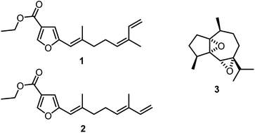 Graphical abstract: Isolation and structure elucidation of natural products of three soft corals and a sponge from the coast of Madagascar