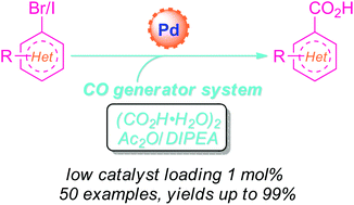 Graphical abstract: Oxalic acid as the in situ carbon monoxide generator in palladium-catalyzed hydroxycarbonylation of arylhalides