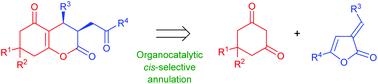 Graphical abstract: An organocatalytic cis-selective approach to bicyclic δ-lactones