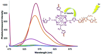 Graphical abstract: Metallopolymers from direct polymerization of functionalized cobalt chalcogenide clusters and thiophene comonomers