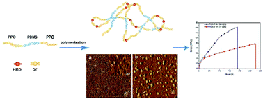 Graphical abstract: Design and preparation of a new polyurea–polysiloxane–polyether copolymer with a block soft segment prepared by utilizing aza-Michael addition reaction