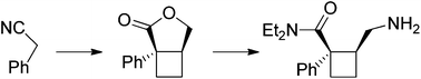 Graphical abstract: Enantioselective synthesis of a cyclobutane analogue of Milnacipran