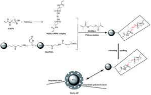 Graphical abstract: Preparation and application of Ni(ii) ion-imprinted silica gel polymer for selective separation of Ni(ii) from aqueous solution