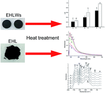 Graphical abstract: Evaluation of optical properties and chemical structure changes in enzymatic hydrolysis lignin during heat treatment