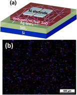 Graphical abstract: Nonvolatile memory devices based on undoped and Hf- and NaF-doped ZnO thin film transistors with Ag nanowires inserted between ZnO and gate insulator interface