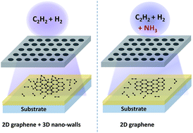 Graphical abstract: Metal-catalyst-free growth of graphene on insulating substrates by ammonia-assisted microwave plasma-enhanced chemical vapor deposition