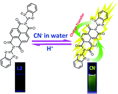Graphical abstract: A benzimidazole functionalized NDI derivative for recyclable fluorescent detection of cyanide in water
