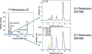 Graphical abstract: Quantification of ionic organo(fluoro)phosphates in decomposed lithium battery electrolytes