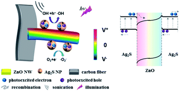 Graphical abstract: Piezotronic-effect-enhanced Ag2S/ZnO photocatalyst for organic dye degradation