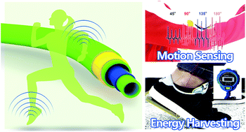 Graphical abstract: Core–shell coaxially structured triboelectric nanogenerator for energy harvesting and motion sensing