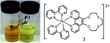 Graphical abstract: Synthesis, characterisation and ion-binding properties of oxathiacrown ethers appended to [Ru(bpy)2]2+. Selectivity towards Hg2+, Cd2+ and Pb2+