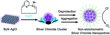 Graphical abstract: Macrocycle-assisted synthesis of non-stoichiometric silver(i) halide electrocatalysts for efficient chlorine evolution reaction