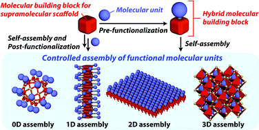 Graphical abstract: Supramolecular scaffolds enabling the controlled assembly of functional molecular units