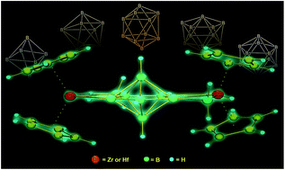 Graphical abstract: [(Cp2M)2B9H11] (M = Zr or Hf): early transition metal ‘guarded’ heptaborane with strong covalent and electrostatic bonding