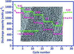 Graphical abstract: Enhanced cyclability using a polyindole modified cathode material for lithium sulphur batteries