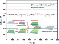 Graphical abstract: A novel porous sulfonated poly(ether ether ketone)-based multi-layer composite membrane for proton exchange membrane fuel cell application