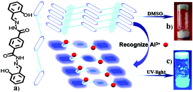 Graphical abstract: A novel thermo-responsive supramolecular organogel based on dual acylhydrazone: fluorescent detection for Al3+ ions