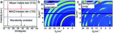 Graphical abstract: Crystallographic orientation propagation in metal halide perovskite thin films