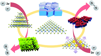 Graphical abstract: Tuning the catalytic functionality of transition metal dichalcogenides grown by chemical vapour deposition