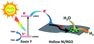 Graphical abstract: Template-free synthesis of hollow Ni/reduced graphene oxide composite for efficient H2 evolution