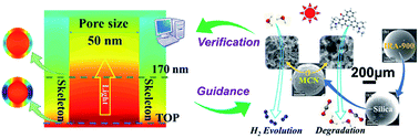 Graphical abstract: Simulation-guided synthesis of graphitic carbon nitride beads with 3D interconnected and continuous meso/macropore channels for enhanced light absorption and photocatalytic performance