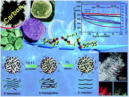 Graphical abstract: Supercritical CO2 mediated incorporation of sulfur into carbon matrix as cathode materials towards high-performance lithium–sulfur batteries