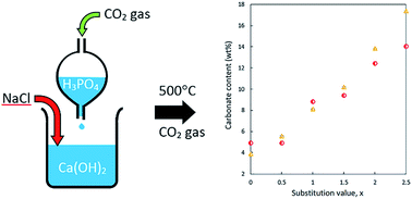 Graphical abstract: Nano-scale hydroxyapatite compositions for the utilization of CO2 recovered using post-combustion carbon capture