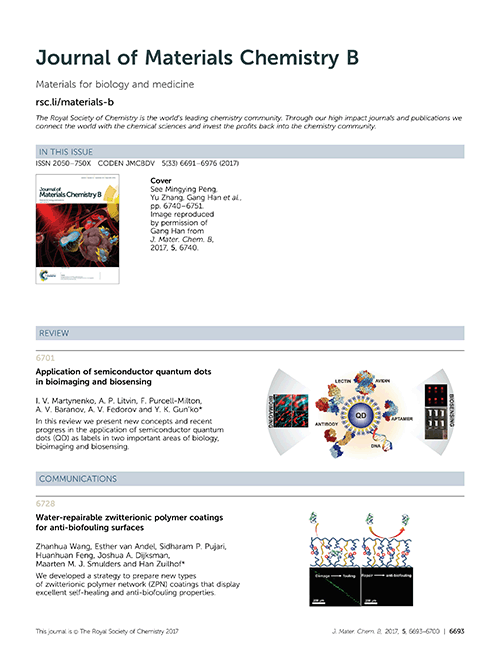 Contents List Journal Of Materials Chemistry B Rsc Publishing