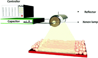 Graphical abstract: Intense pulsed light for split-second structural development of nanomaterials