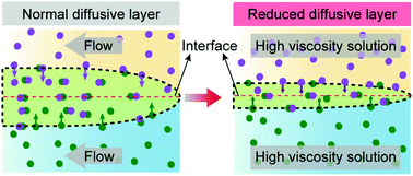 Graphical abstract: Writing of nanowires via high viscosity-induced nano diffusive layer