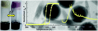 Graphical abstract: Preserving the spin transition properties of iron-triazole coordination polymers within silica-based nanocomposites