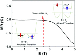 Graphical abstract: Threshold magnetoresistance in anistropic magnetic 2D transition metal dichalcogenides