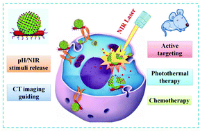 Graphical abstract: Preparation of a one-dimensional nanorod/metal organic framework Janus nanoplatform via side-specific growth for synergistic cancer therapy