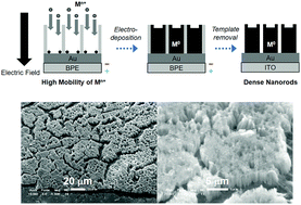 Graphical abstract: Templated bipolar electrolysis for fabrication of robust Co and Pt nanorods