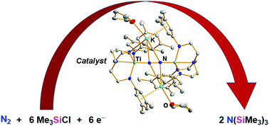 Graphical abstract: Conversion of dinitrogen to tris(trimethylsilyl)amine catalyzed by titanium triamido-amine complexes