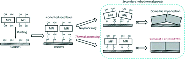 Graphical abstract: Thermal processing of zeolite seed layers for the fabrication of compact oriented MFI zeolite films