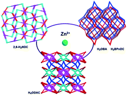 Graphical abstract: Four new MOFs based on an imidazole-containing ligand and multicarboxylates: syntheses, structures and sorption properties