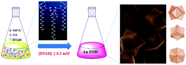 Graphical abstract: A novel trimeric cationic surfactant as a highly efficient capping agent for the synthesis of trisoctahedral gold nanocrystals