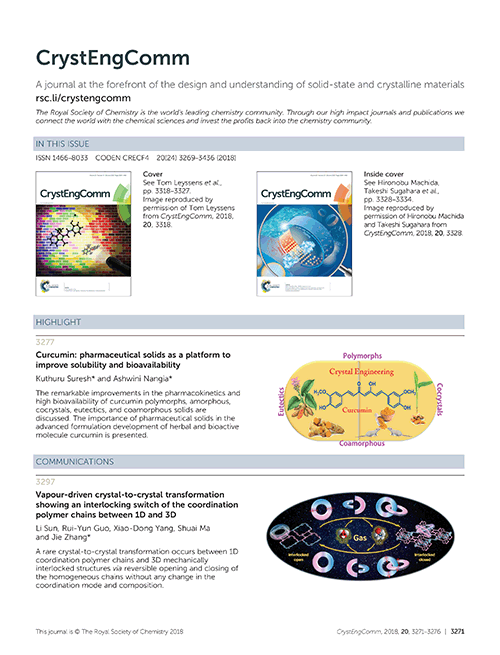 Contents List Crystengcomm Rsc Publishing