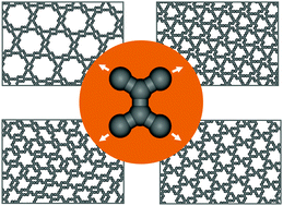 Graphical abstract: On-surface self-assembly of tetratopic molecular building blocks