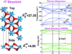 Graphical abstract: A honeycomb-like monolayer of HfO2 and the calculation of static dielectric constant eliminating the effect of vacuum spacing