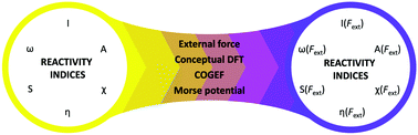 Graphical abstract: Implementing the mechanical force into the conceptual DFT framework: understanding and predicting molecular mechanochemical properties