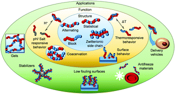 Graphical abstract: An introduction to zwitterionic polymer behavior and applications in solution and at surfaces