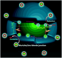 Graphical abstract: TEOA-induced in situ formation of wurtzite and zinc-blende CdS heterostructures as a highly active and long-lasting photocatalyst for converting CO2 into solar fuel