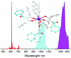 Graphical abstract: Probing the effect of β-triketonates in visible and NIR emitting lanthanoid complexes