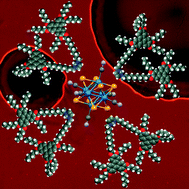 Graphical abstract: Ionic columnar clustomesogens: associations between anionic hexanuclear rhenium clusters and liquid crystalline triphenylene tethered imidazoliums